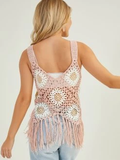 Willow Fringe Mama Tank 11 Willow Fringe Mama Tank -Tullabee 001753 STA2071 ROSE 03