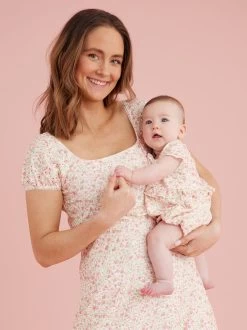 Emery Eyelet Floral Bubble