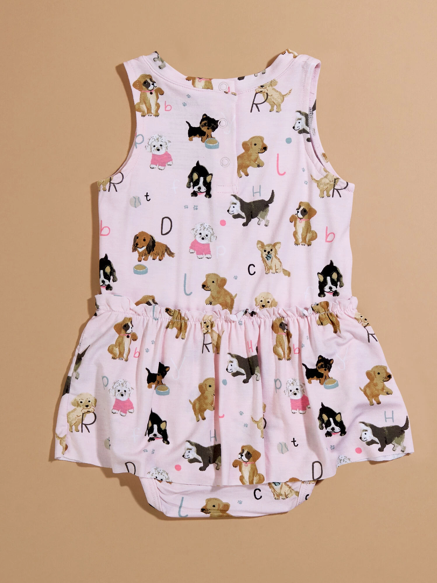 Alphabet Puppy Bodysuit Dress 4 Alphabet Puppy Bodysuit Dress - Image 2