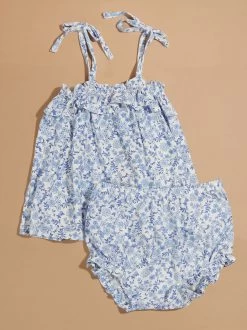 Dawn Floral Tank And Bloomer Set -Tullabee 001937 472S24CAL BLUE 01
