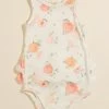 Spring Peach Ruffle Bodysuit -Tullabee 001937 506S24SPP WHITE 00