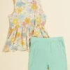 Good Vibes Daisy Tank And Shorts Set 1 Good Vibes Daisy Tank And Shorts Set -Tullabee 001937 569S24GVD MULTI 00