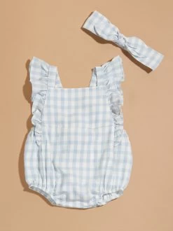 Adalyn Bubble And Headband Set By MudPie