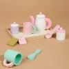 Wood Tea Party Set By MudPie -Tullabee 001981 11870020 MULTI 00