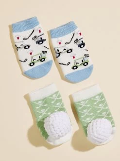 Golf Rattle Socks Set By Mudpie
