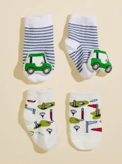 Golf Cart Sock Set By Mudpie