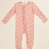 Rose Daisy Ruffle Footed Sleeper -Tullabee 004030 PJ 202 ROSE 01