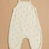 Lemon Smocked Jumpsuit By Quincy Mae 1 Lemon Smocked Jumpsuit By Quincy Mae -Tullabee 004134 QM282UJTA WHITE 00