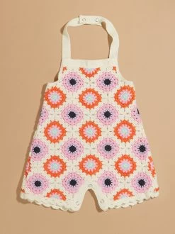 Piper Crochet Romper 6 Piper Crochet Romper -Tullabee 004148 S822474 MULTI 00
