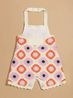 Piper Crochet Romper 7 Piper Crochet Romper -Tullabee 004148 S822474 MULTI 01