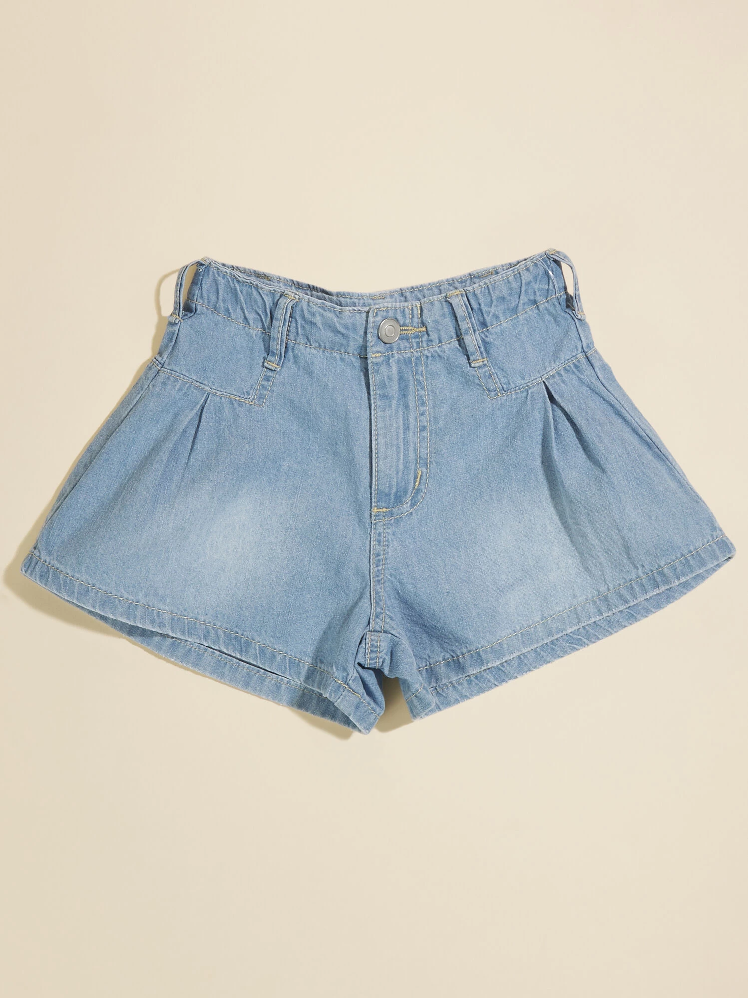 Kaylee Pleated Denim Shorts 4 Kaylee Pleated Denim Shorts - Image 2