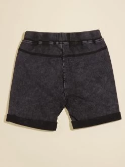 Cole Toddler Drawstring Shorts 9 Cole Toddler Drawstring Shorts -Tullabee 004299 240S24GWS WASHED BLACK 02
